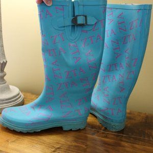 ZTA Rain Boots Zeta Tau Alpha